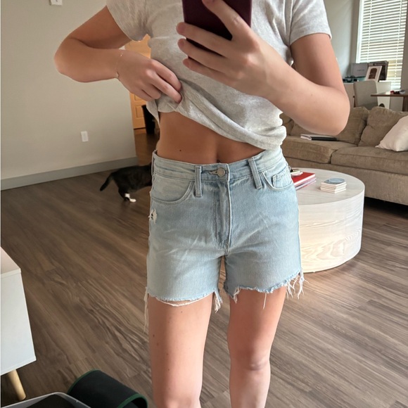 Just Black Light Blue Jean Shorts - Picture 1 of 4